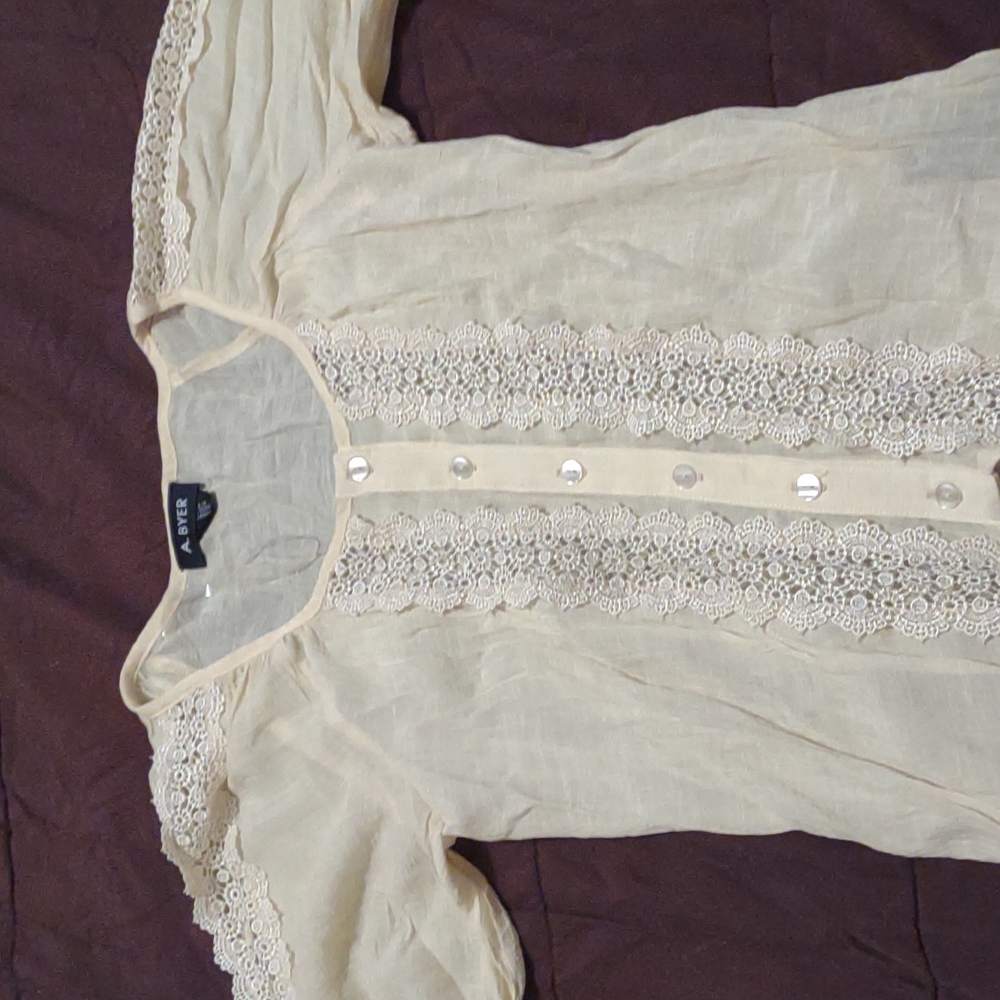 A byer see through shirt